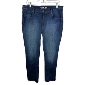 Bouldin Dark Wash Straight Leg Jeans Size 34x32 Made in USA